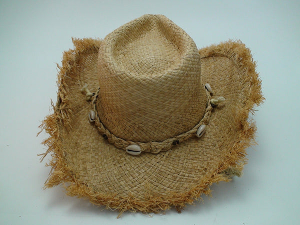 Cowrie Shell Cowboy Hat