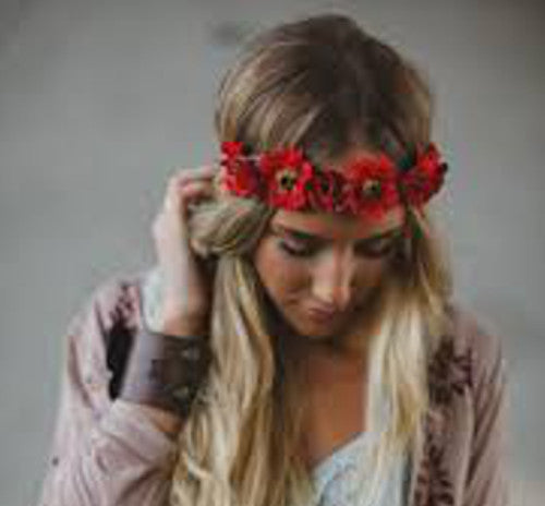 Poppy Head Wreath