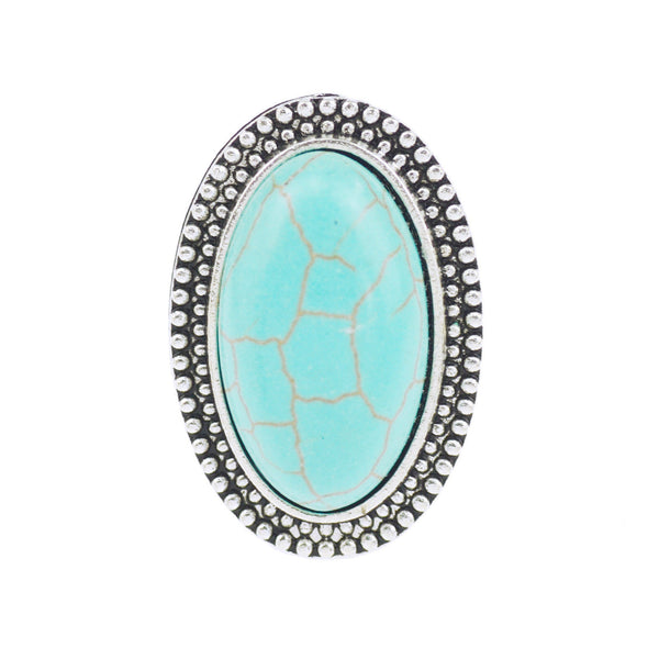 Oval Turquoise Ring