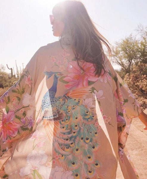 Peacock Kimono
