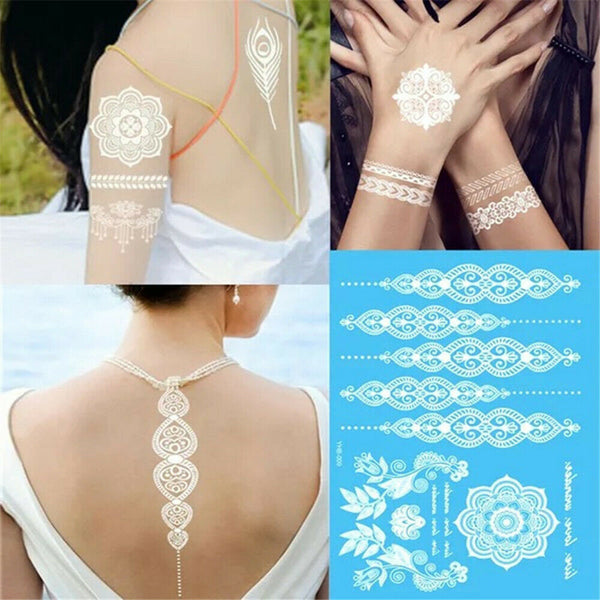White Henna Tattoos